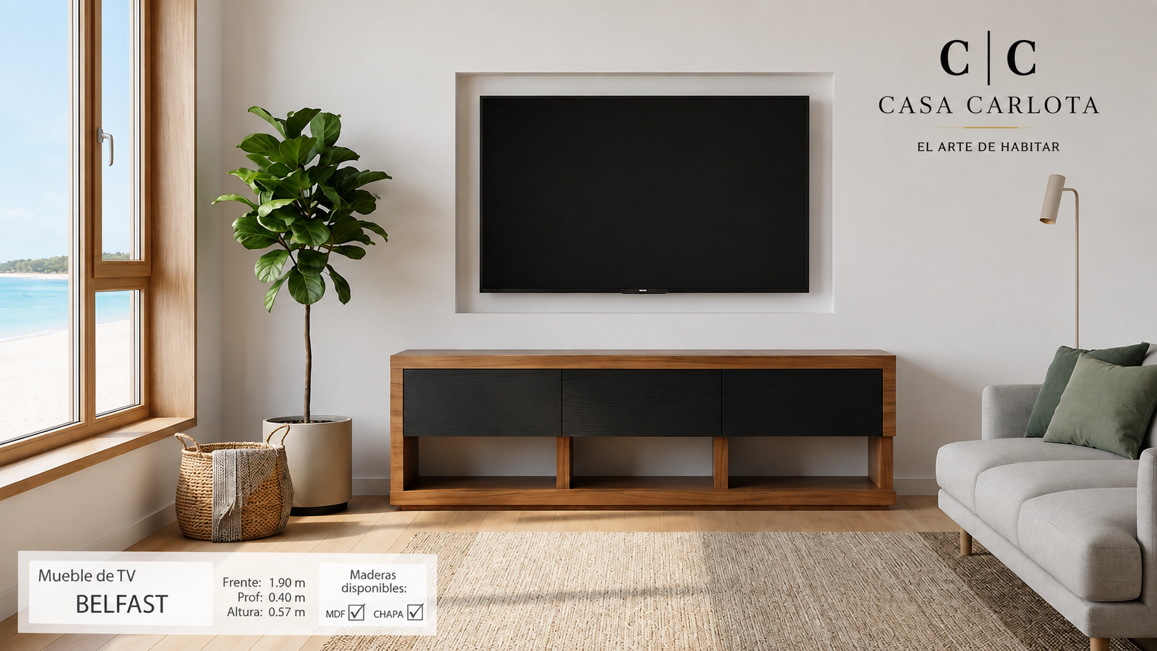Mueble TV Casa Carlota